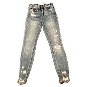 Bridge By Gly High Rise Ankle Skinny Jeans Size 25